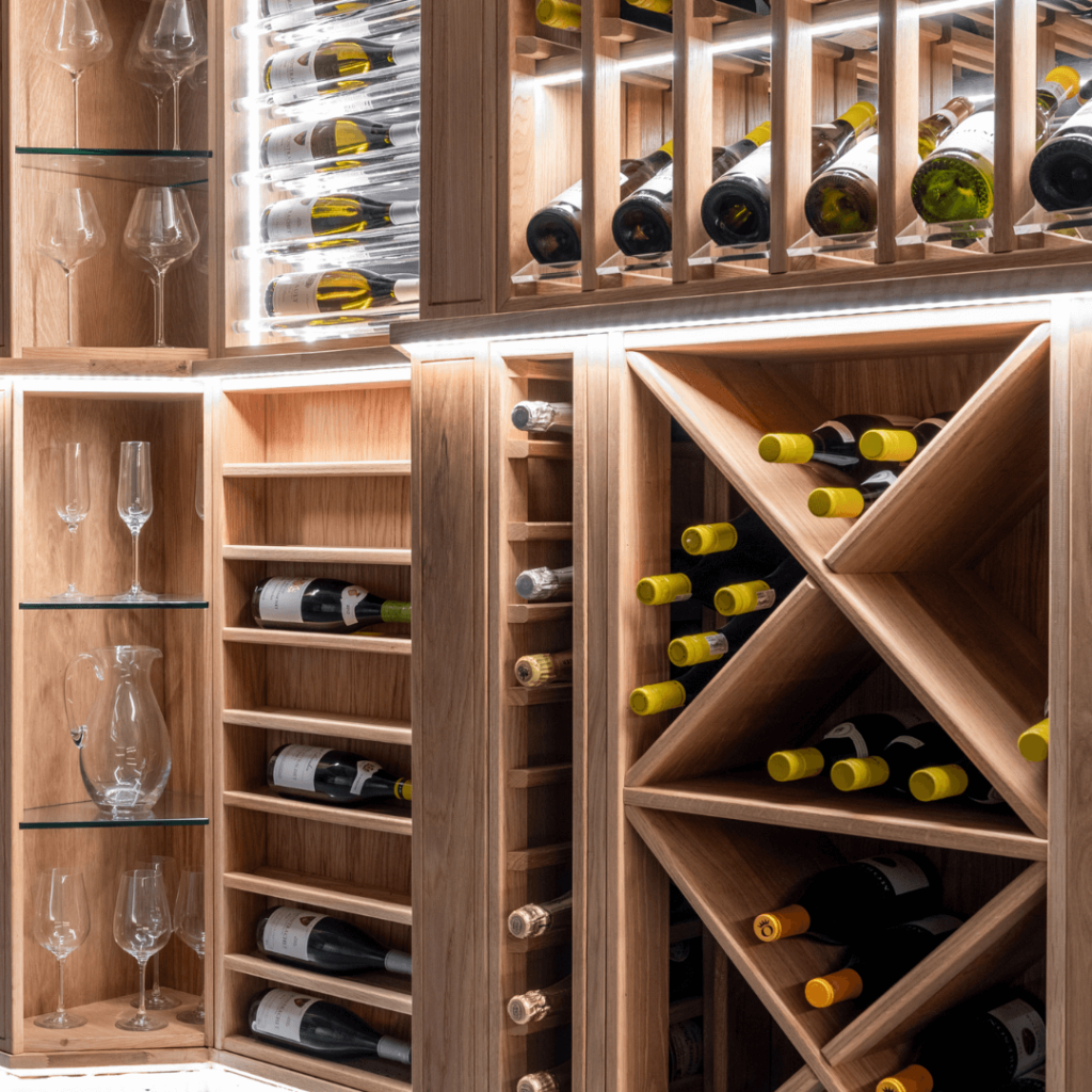 basement wine cellar designers