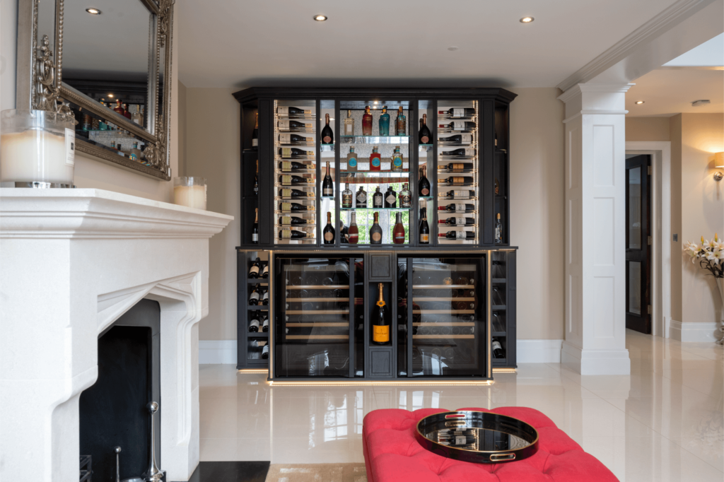 custom made wine storage unit