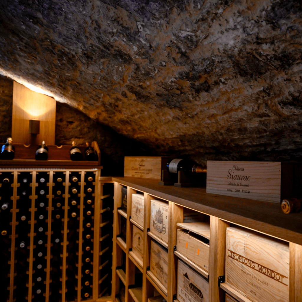 bespoke basement wine cellar