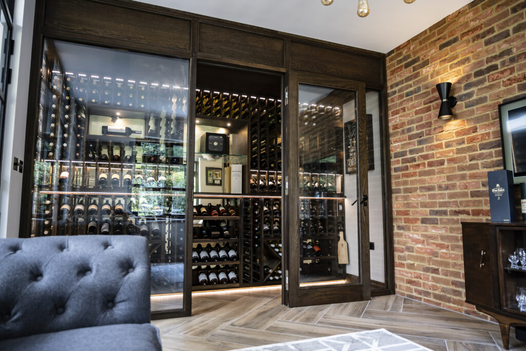 custom made wine room
