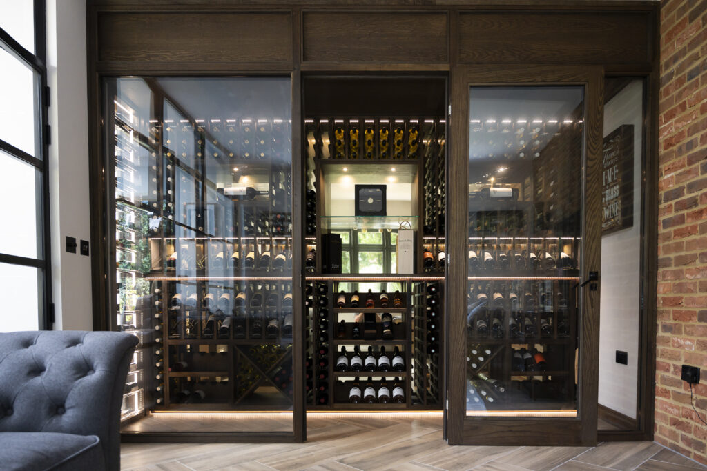bespoke wine room design