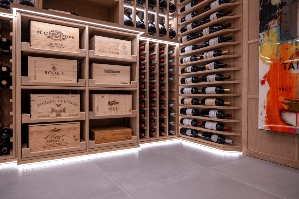 sorrells custom wine racks wine room