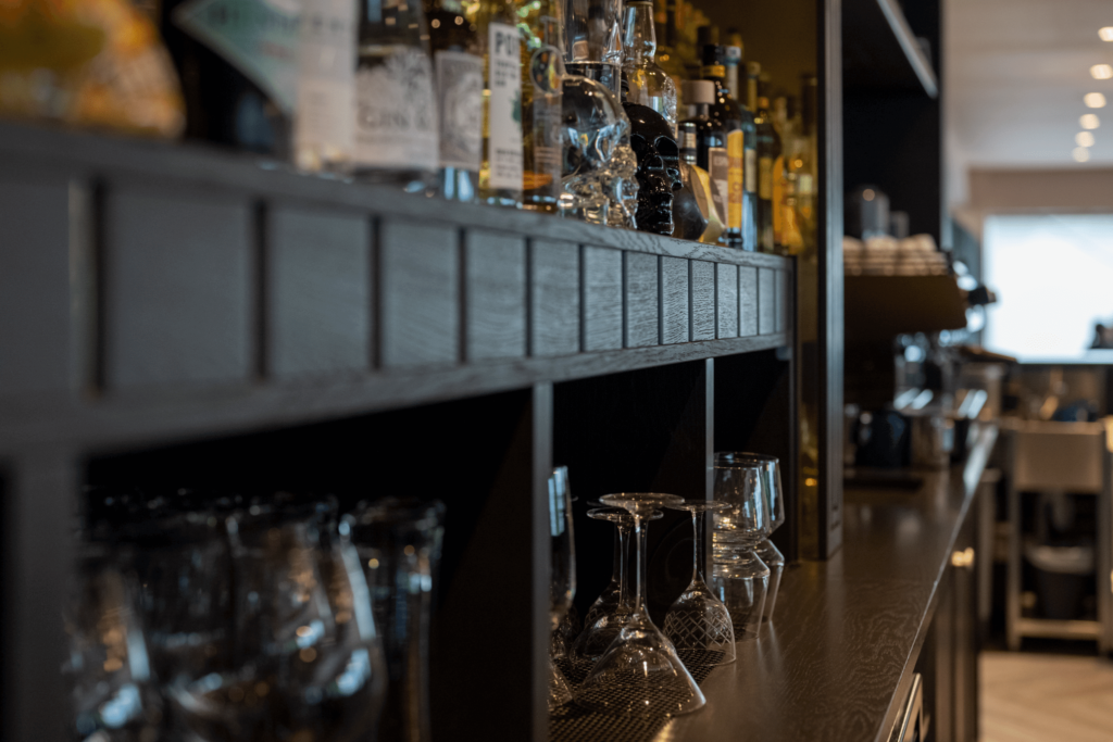 wine bar design details