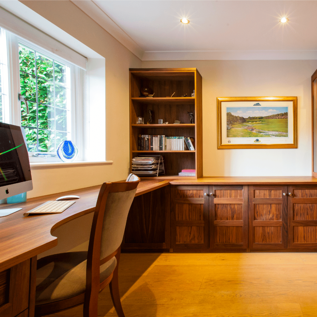 A home office, built for a private client by Sorrells