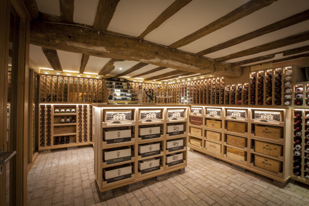 Bespoke wine cellar within a listed building