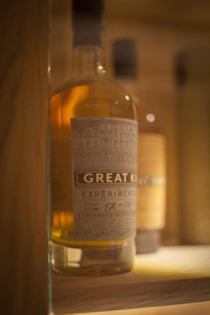 Custom made whiskey cabinet